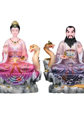 胡三太爷胡三太奶胡天霸娘娘摆件