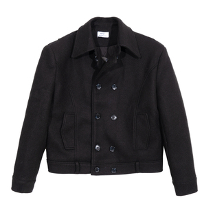 Holocene美式潮牌复古毛呢混纺外套cleanfit简约保暖长裤搭配一套