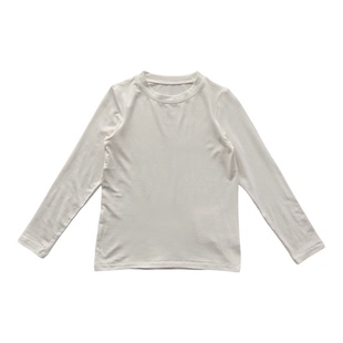 2025新款儿童圆领纯色长袖体恤宝宝打底衫男童T恤女童上衣春秋款