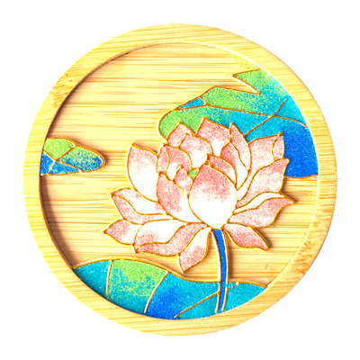 免掐丝珐琅杯垫材料包半小时活动