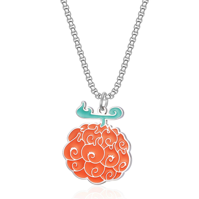 动漫海贼王恶魔果实钛钢项链吊坠