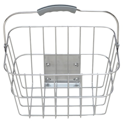 不锈钢小布大行折叠自行车篮