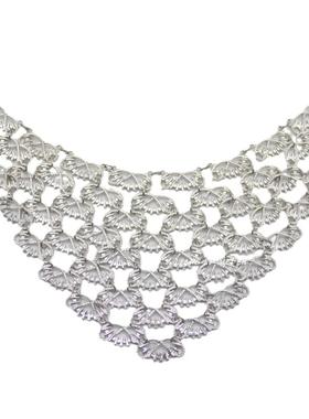 金属流苏镂空女性感晚宴锁骨链