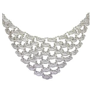 夸张闪耀金属镂空锁骨项链气质晚宴奢华流苏脖链性感酒吧夜店配饰