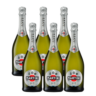 马天尼起泡酒莫斯卡托阿斯蒂Asti750ml*6葡萄酒非香槟DOCG婚礼