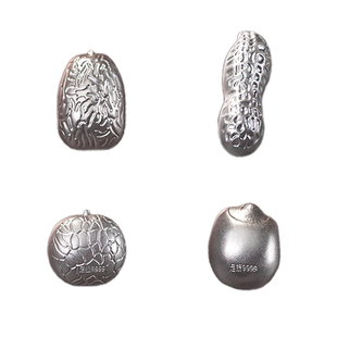 足银999早生贵子礼盒纯银大枣花生桂圆莲子投资珍藏摆件新婚礼物