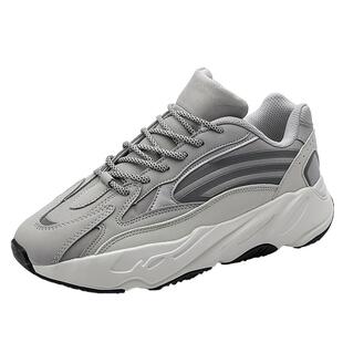 椰子700莆田男鞋2026新款春季网面透气老爹潮鞋百搭运动休闲跑鞋