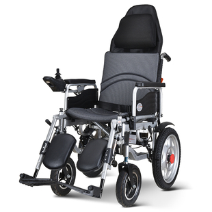 斯途玛电动轮椅车可躺抬腿折叠残疾人智能全自动四轮代步车大小便