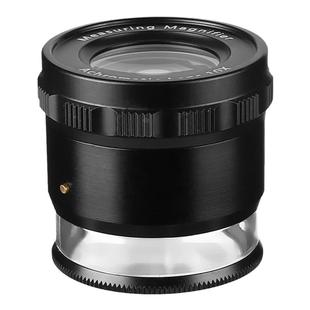 太阳火USB充电高清玻璃镜10倍变焦圆筒钱币鉴定放大镜led灯测量刻度尺纺织面料检查网点印刷高倍电子元件维修