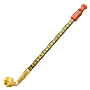 手工老式福杆叶子大小锅黄铜玛瑙玉石嘴黄铜锅旱烟袋锅子烟具烟斗