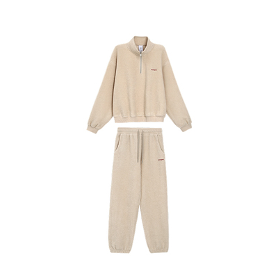 TurnSigna毛呢卫衣卫裤套装女