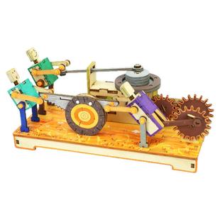 自制锯木磨坊小学生手工制作玩具创意发明科学实验DIY组装材料包