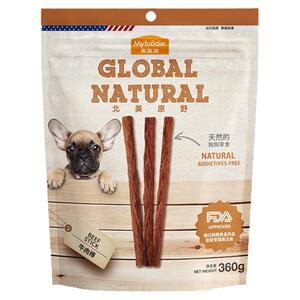 麦富迪牛肉棒360g鸭肉干鸡肉狗狗零食牛肉条磨牙洁齿训犬互动奖励