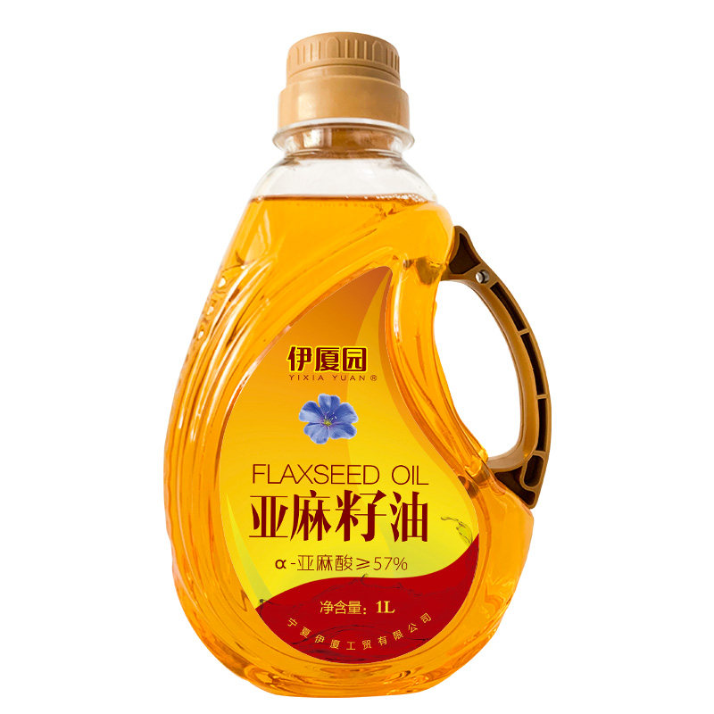 纯亚麻籽油冷榨宁夏胡麻油非调和