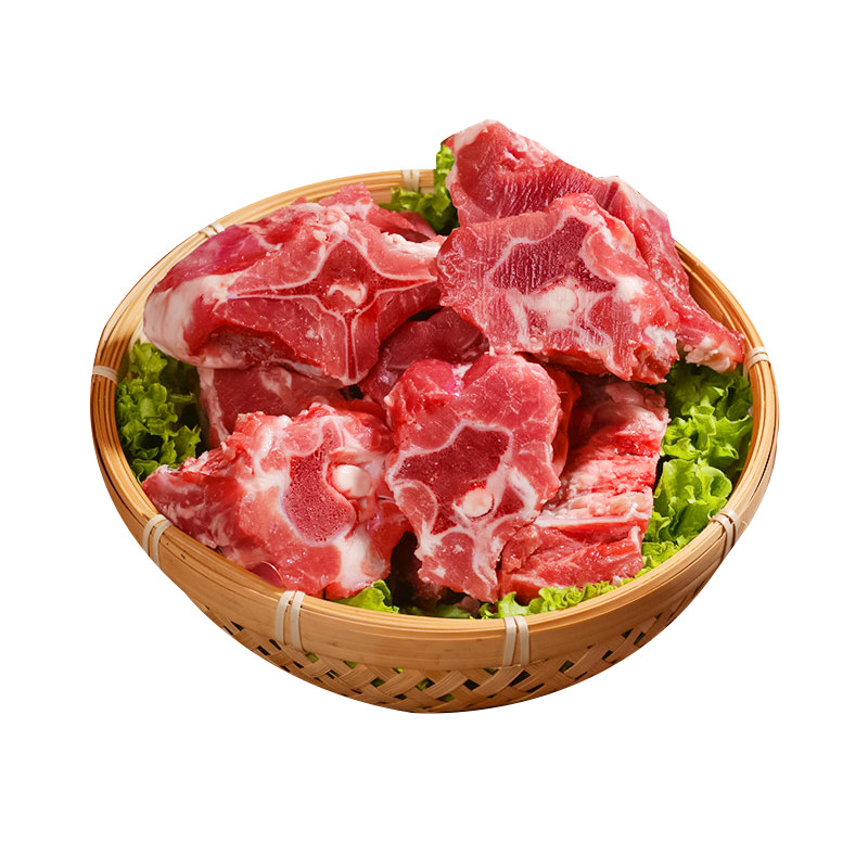 正宗内蒙多肉羊蝎子新鲜带肉羊龙骨羊脖骨火锅食材羊脊骨4斤中秋