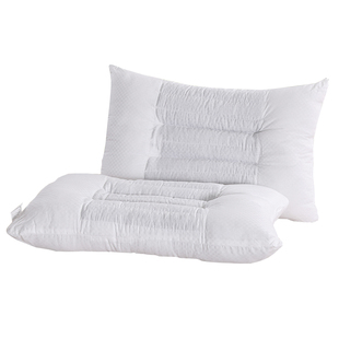 雅绿家纺 枕头荞麦壳护颈助睡眠枕成人单人颈椎枕乔麦皮全棉枕芯