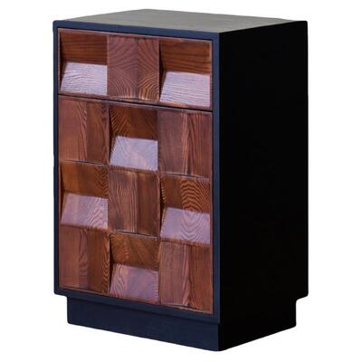 格度生活白蜡木复古抽屉斗柜收纳