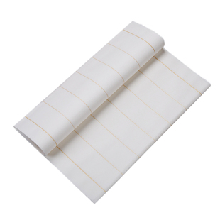 四尺对开加厚半生半熟竖条格三四五六行书法创作纸隶书专用宣纸