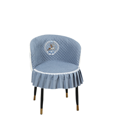 半圆形椅套接待洽谈椅专用高级感