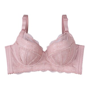 MsKKay内衣立体杯大胸显小调整型文胸薄大码聚拢收副乳防下垂贝壳