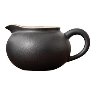 晨翔 圆融公道杯陶瓷手把公杯匀杯分茶器茶海功夫茶具配件高档