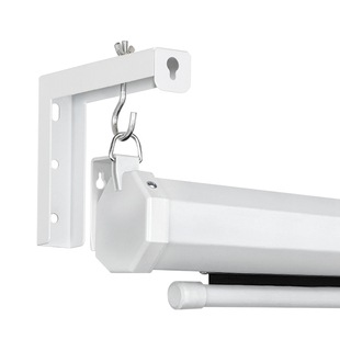 投影仪幕布支架电动投影屏机挂架L型吊装延伸移动伸缩壁挂家商用