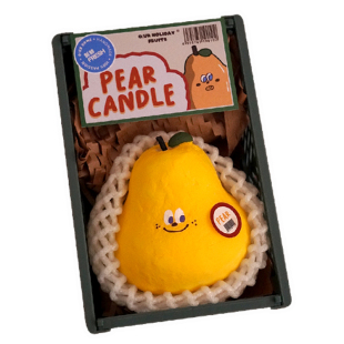 O:urHome假日便利店/鸭梨香薰蜡烛礼盒新年春节可爱装饰生日礼物