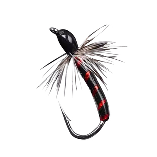 新款蓑羽腹节摇蚊格里菲斯浮水飞蝇钩毒蚊微物马口白条溪哥路亚饵