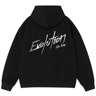 纯棉连帽卫衣谢霆锋同款反光evolution进化演唱会歌迷应援衣服潮