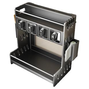 厨房调料品置物架不锈钢调味品台面转角一体多功能调味料收纳架子