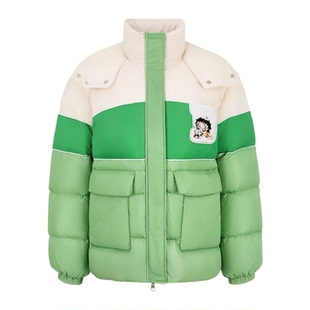 贝蒂女童羽绒服宽松中长款新年拜年服儿童女大童洋气白鸭绒外套