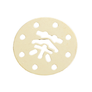 茶盘铜片铜管排水铜接头出水口配件茶具下水硅胶管茶桌漏水过滤网