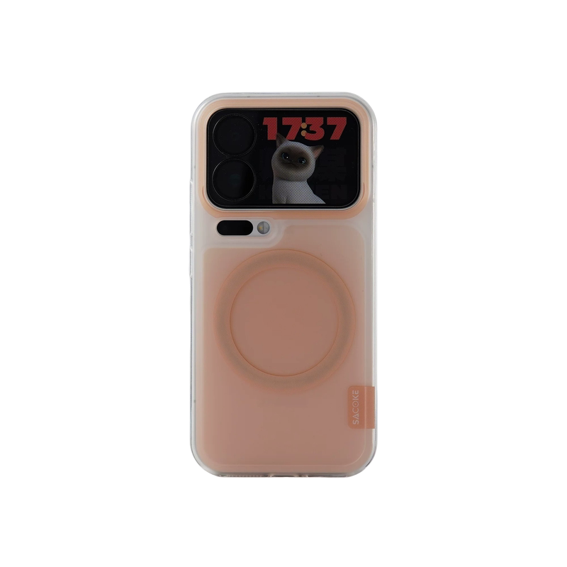 适用小米17Pro手机壳新款iPhone17Promax肤感磨砂16ProMax磁吸防摔华为Mate80Pro透明边框简约网红全包保护壳