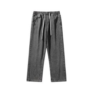 班尼路SK牛仔裤子男春夏季新款百搭美式复古直筒休闲水洗长裤子YS