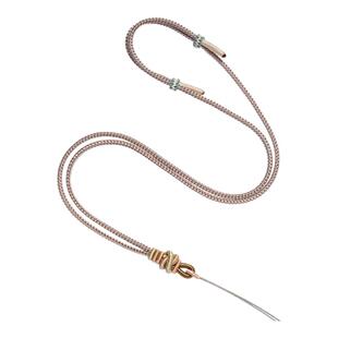 黄金玉坠玉石蜜蜡吊坠挂绳项链挂绳子半成品吊坠绳平安扣编绳项链