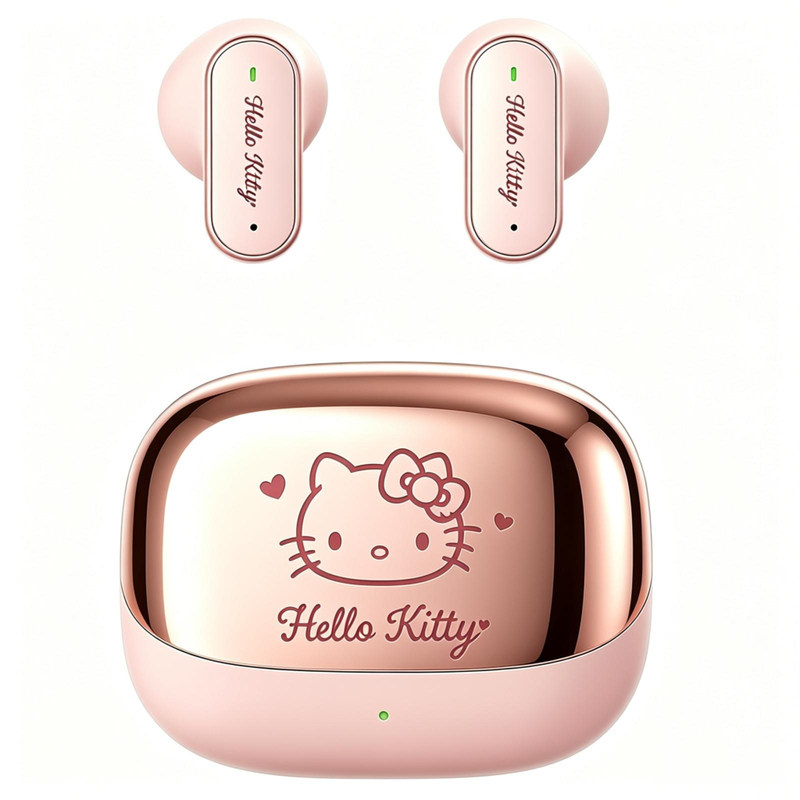 HelloKitty三丽鸥新款蓝牙耳机半入耳高音质降噪长续航高颜值女生