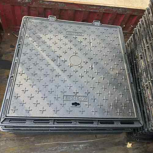 电力铸铁井盖加重球墨铸铁方井盖井盖盖板重型方形方