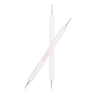 日式指甲大小双头拉线彩绘画花勾线点珠点钻笔美甲店专用工具套装