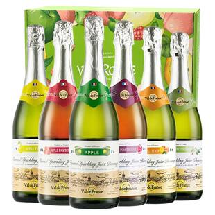 整箱 沃迪安/VAL DE RANCE无醇苹果 混合六口味起泡酒750ml 法国