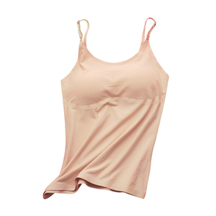 纯棉抹胸裹胸长款带胸垫防走光打底内衣女士文胸一体式吊带背心薄