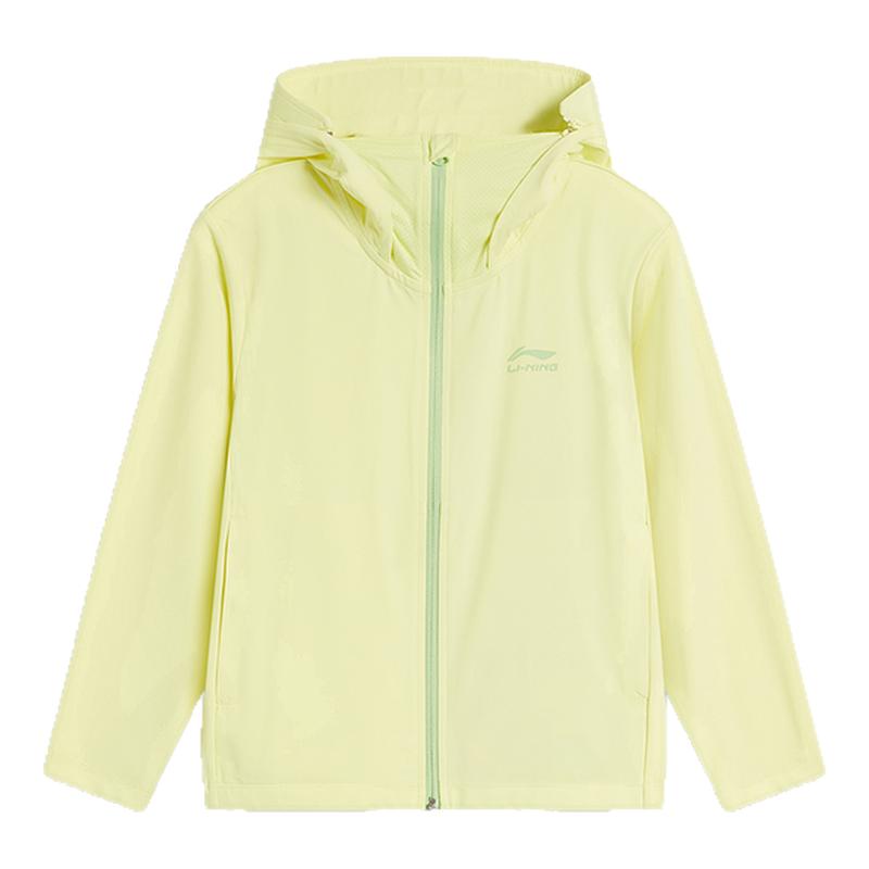 李宁儿童户外冰丝凉感防晒衣夏季新款男女童装皮肤衣轻薄外套大童