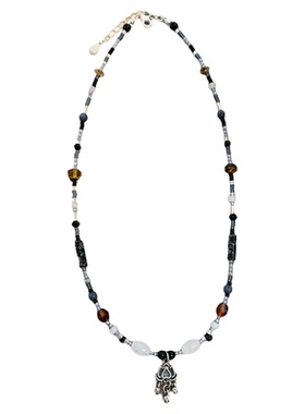 民族风莲韵新中式原创颈链倾语