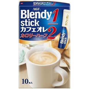 日本进口agf blendy速溶咖啡牛奶拿铁奶茶冲饮奶咖冲泡甜饮品条装