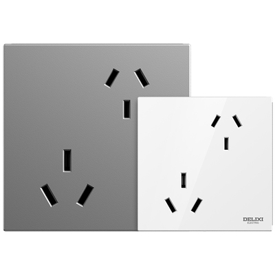 德力西五孔16A官方正品六孔插座