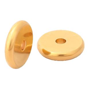 金色不褪色手串隔片配件手工diy文玩手链不锈钢隔珠黄金垫片散珠