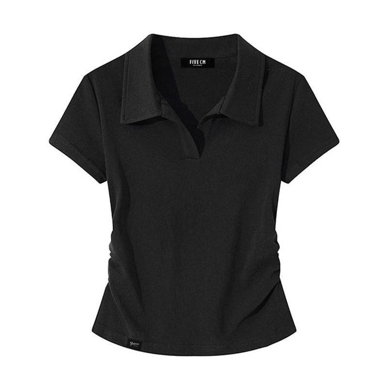 itFIVECM翻领POLO衫女短袖上衣