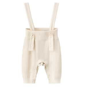 俏萌兔婴儿背带裤小月龄宝宝举重裤婴幼儿男宝开档长裤女宝裤子