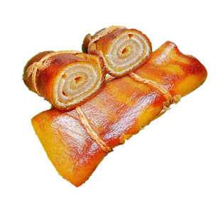 猪肉皮熏酱东北特产熟食卤味拼盘下酒小菜皮冻即食五香猪皮肉卷