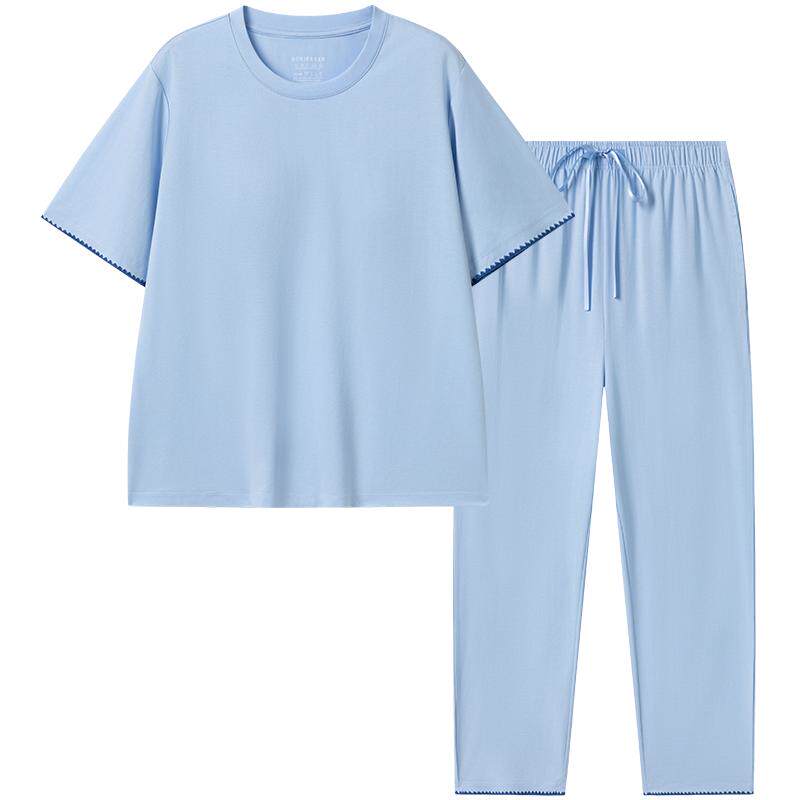 舒雅女士莱赛尔棉家居服套装