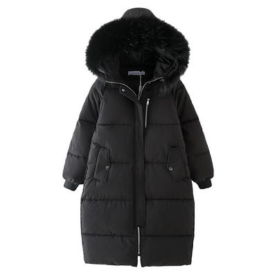 初澜羽绒棉服加厚过膝棉衣中长款